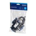 Zásuvka ORNO OR-AE-1346 na kabel trojitá, IP44, čierna