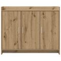 vidaXL Servírovacia skriňa Dub artisan 98,5 x 33 x 80 cm