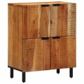 vidaXL Servírovacia skriňa Hnedá 60 x 33,5 x 75 cm Masívne mango drevo