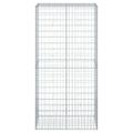 vidaXL Gabiónový kôš s krytom 100x50x200 cm pozinkované železo