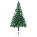 vidaXL Osvetlený umelý vianočný stromček+gule 150 cm, 380 vetvičiek