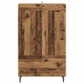 vidaXL Highboard Staré drevo 69,5 x 31 x 115 cm Kompozitné drevo