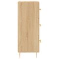 vidaXL Komoda dub sonoma 34,5x34x90 cm spracované drevo