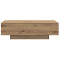vidaXL Konferenčný stolík dub artisan 100x49,5x31 cm kompozitné drevo
