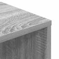 vidaXL Knižnica sivý dub sonoma 34x31x112 cm kompozitné drevo
