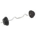 vidaXL Súprava činiek barbell a dumbbell 30 kg