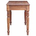 vidaXL Stôl s zásuvkami 117x57x75 cm masívne mahagónové drevo