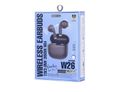 Remax earphones bluetooth tws W26 black