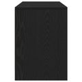 vidaXL TV skrinka 102 x 37,5 x 52,5 cm Čierny dub Kompozitné drevo