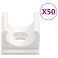 vidaXL Káblové rozvody so sponami Ø16 mm 30 m PVC