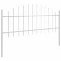 vidaXL Záhradný plot WOERDEN 2 ks 170 x 115 cm Biela