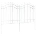vidaXL Záhradný plot WOERDEN 240 x 165 cm Povrchovo upravená oceľ