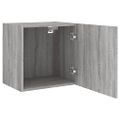 vidaXL TV nástenné skrinky 2 ks sivé sonoma 40,5x30x40cm kompoz. drevo