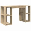 vidaXL Stôl Sonoma dub Kompozitné drevo 130 x 50.5 x 75 cm