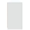 vidaXL Komoda s LED svetlami biela 202x37x67 cm