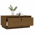 vidaXL Konferenčný stolík medovo-hnedý 80x50x35 cm borovicový masív