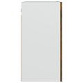 vidaXL Závesná skrinka “Lyon” dymový dub 50x31x60 cm spracované drevo