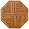 vidaXL Stolová doska 80x80x2,5 cm osemuholník masívne teakové drevo