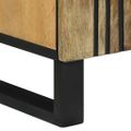 vidaXL Servírovacia skriňa Prírodná 60 x 33,5 x 75 cm