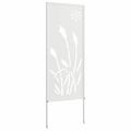 vidaXL Záhradná clona na súkromie Rezací Biela 50 x 140 cm