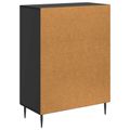vidaXL Servírovacia skriňa Čierna 66 x 34,5 x 89,5 cm Kompozitné drevo