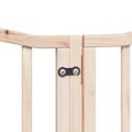 vidaXL Brána pre psa s dverami sklad. 6 panelov 300 cm topoľové drevo