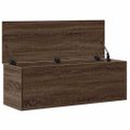vidaXL Úložný box hnedý dub 90x35x35 cm kompozitné drevo