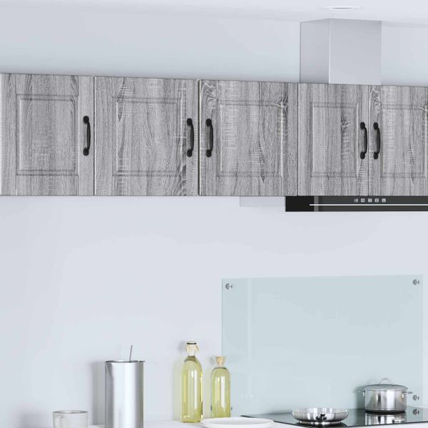 vidaXL Nástenná skrinka PORTO 2 pcs Sivý Sonoma 40 x 31 x 40 cm