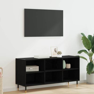 vidaXL TV skrinka Čierny dub 103,5 x 30 x 50 cm Kompozitné drevo