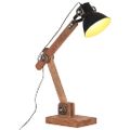 vidaXL Industriálna stolová lampa, čierna, okrúhla 58x18x90 cm E27