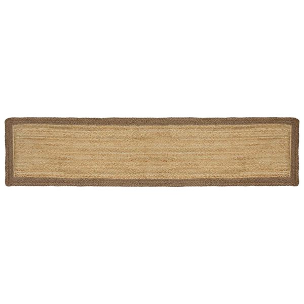 vidaXL Kusové koberce Sivá 60 x 200 cm Juta
