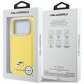 Puzdro Karl Lagerfeld pre iPhone 17 Pro Max 6,9" HC MAGSAFE PU FW S K&C HEAD PIN ŽLTÁ