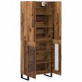 vidaXL Highboard 2 ks Staré drevo 69,5 x 34 x 180 cm