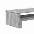 vidaXL Stojan na monitor sivý dub sonoma 54x22x15 cm kompozitné drevo