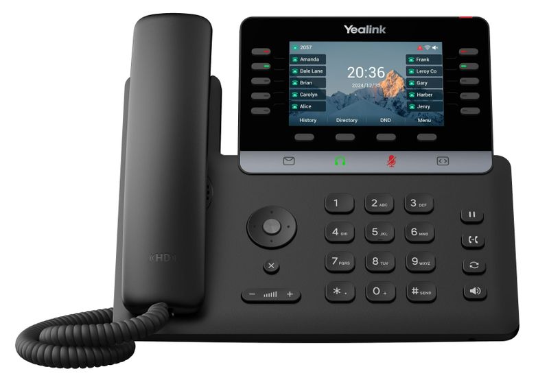 Yealink SIP-T74W SIP telefón, PoE, 4,3'', 16 SIP účtov, BT, Wi-Fi