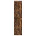vidaXL Knižnica/komoda dymový dub 66x30x130 cm spracované drevo
