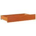 vidaXL Zásuvky pod posteľ 2 ks voskové 95x55x17 cm masívna borovica