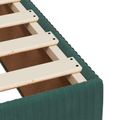 vidaXL Posteľ boxspring s matracom Tmavozelená 120 x 200 cm Zamat