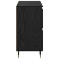 vidaXL Servírovacia skriňa Čierny dub 60 x 35 x 70 cm