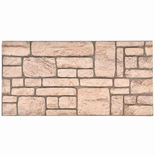 vidaXL Nástenné panely 10 pcs Béžová 100 x 50 cm EPS pena