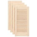 vidaXL dvierka skriniek Louvred Design 4 ks 61,5x29,5cm masív borovica