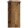 vidaXL Písací stôl staré drevo 80x40x75 cm kompozitné drevo