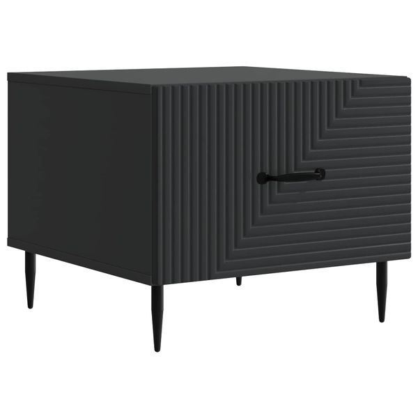 vidaXL Konferenčný stolík Čierna 49 x 50 x 40 cm Kompozitné drevo