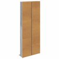 vidaXL CD Skrinka 2 ks Sivý Sonoma 33 x 23,5 x 175 cm Kompozitné drevo