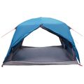 vidaXL Stan na batohovanie 2-miestny Modrá 185T Polyester s PU náterom