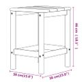 vidaXL Záhradné stoličky Adirondack s podnožkou a stolíkom HDPE hnedé