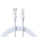 Kábel BWOO USB-C - Lightning 1m 27W ABS + TPE X283 C-L biely