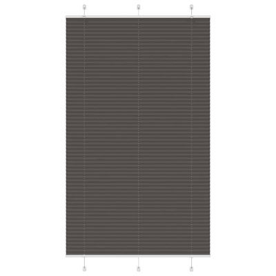 vidaXL plisovaná roleta čierna 120x200 cm Šírka látky 119,4 cm