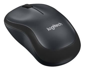 Logitech myš Wireless M220 Silent, optická, bezdrôtová, 3 tlačidlá, čierna, 1000dpi