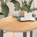 vidaXL Stolová doska 100x50x2 cm dubový masív oválny